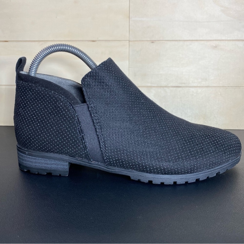 Dr Scholls Rhythm Slip-On Boots Black Women's Size 7.5 Shoes M